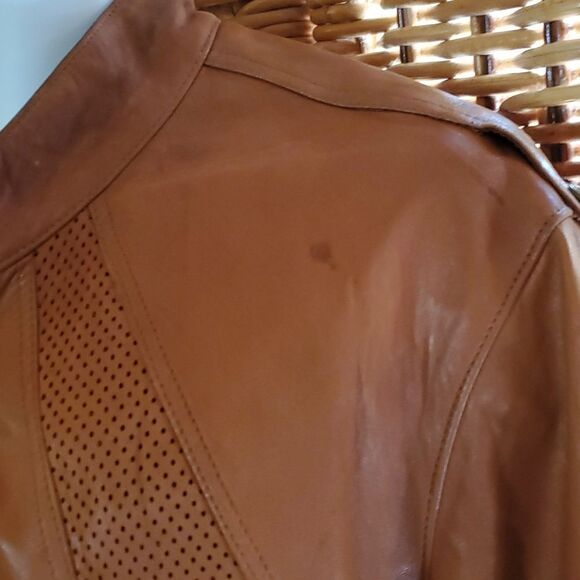Vintage Brown Leather Jacket - Picture 6 of 16